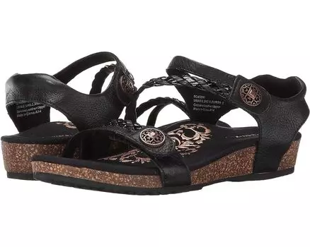 Сандалии Aetrex Jillian Quarter Strap, черный