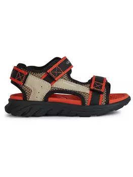 Сандалии Airadyum Geox, цвет beige/rot/schwarz