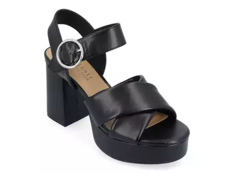 Сандалии Akeely Platform Sandal Journee Collection, черный