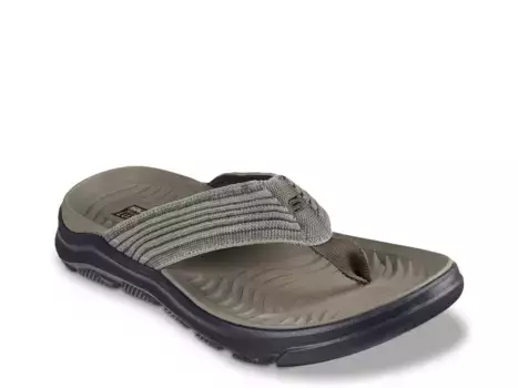 Сандалии Alcano Vencino Flip Flop Skechers, зеленый