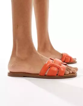 Сандалии Aldo Elanaa Padded Flat, оранжевый