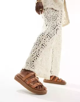 Сандалии Aldo Mariesoleil Footbed, коричневый
