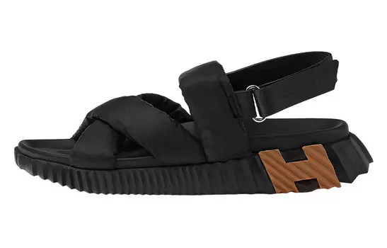 Сандалии электрические слайды мужские Hermes