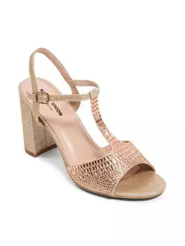 Сандалии Alexa 2 с Т-образным ремешком и украшением Chic By Lady Couture, золото