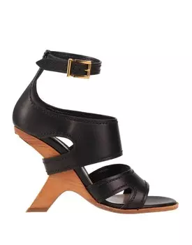 Сандалии Alexander Mcqueen, черный