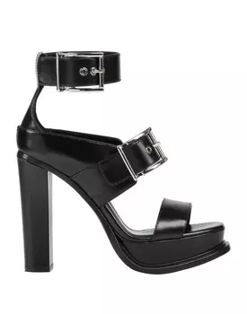 Сандалии Alexander Mcqueen, черный