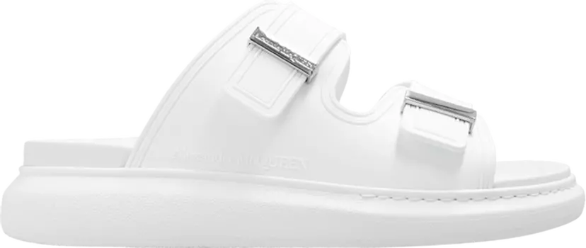 Сандалии Alexander McQueen Hybrid Double Buckle Sandal New Ivory, белый