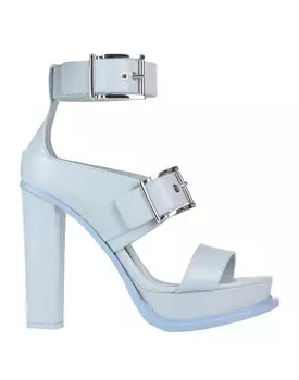 Сандалии Alexander Mcqueen, небесно-голубой