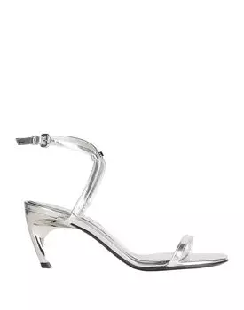 Сандалии Alexander Mcqueen, серебряный