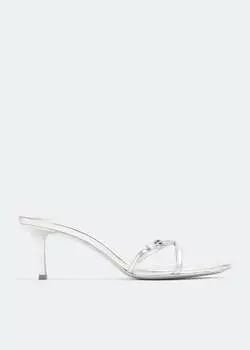 Сандалии Alexander Wang Dahlia 65, серебряный