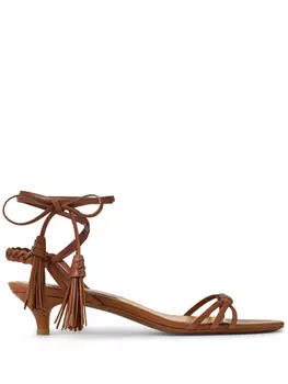 Сандалии Alexandre 35 мм из коллекции Ralph Lauren Ralph Lauren Collection, коричневый