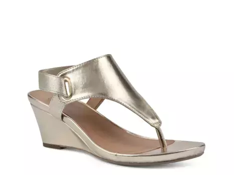 Сандалии All Dres Wedge Sandal White Mountain, золотой/металлик