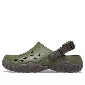 Сандалии all-terrain atlas clog 'army green espresso' Crocs, зеленый
