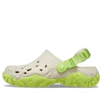 Сандалии all-terrain atlas clog 'bone limeade' Crocs, бежевый