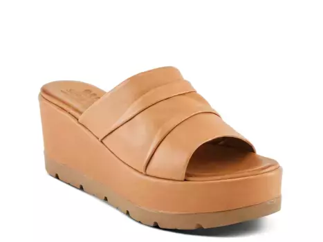 Сандалии Allerton Wedge Sandal Spring Step, серо-коричневый