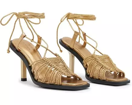 Сандалии AllSaints Dina Heeled, золотой