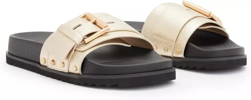 Сандалии AllSaints Ellie Stud Slider, золотой