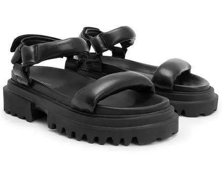Сандалии AllSaints Helium, черный