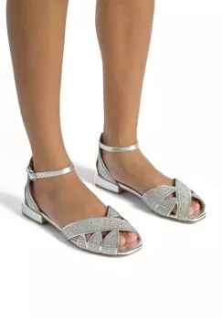 Сандалии Alma en Pena, серебряный