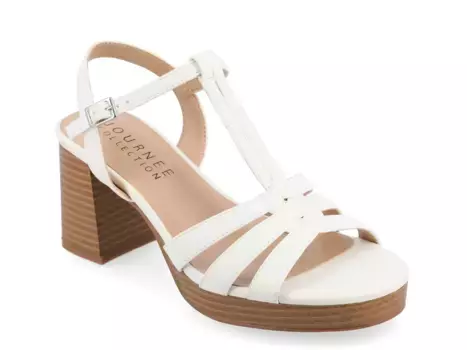 Сандалии Alyce Platform Sandal Journee Collection, белый