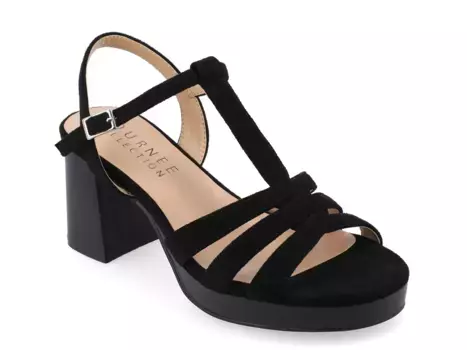 Сандалии Alyce Platform Sandal Journee Collection, черный