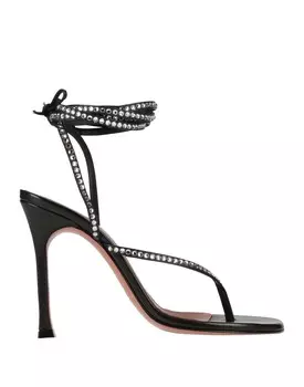 Сандалии Amina Muaddi, черный