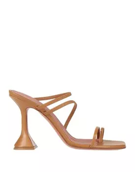 Сандалии Amina Muaddi, коричневый