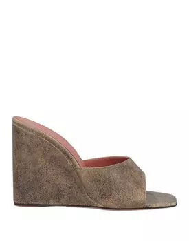 Сандалии Amina Muaddi, песочный