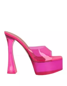 Сандалии Amina Muaddi, пурпурный