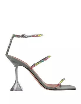 Сандалии Amina Muaddi, серый
