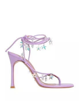 Сандалии Amina Muaddi, сирень