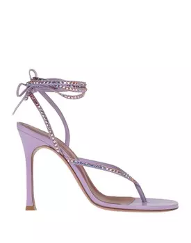 Сандалии Amina Muaddi, светло-фиолетовый