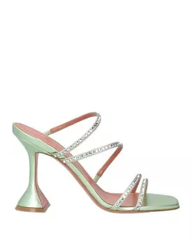 Сандалии Amina Muaddi, зеленый