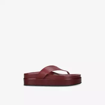 Сандалии Ancient Greek Sandals Charys на платформе из кожи, винный