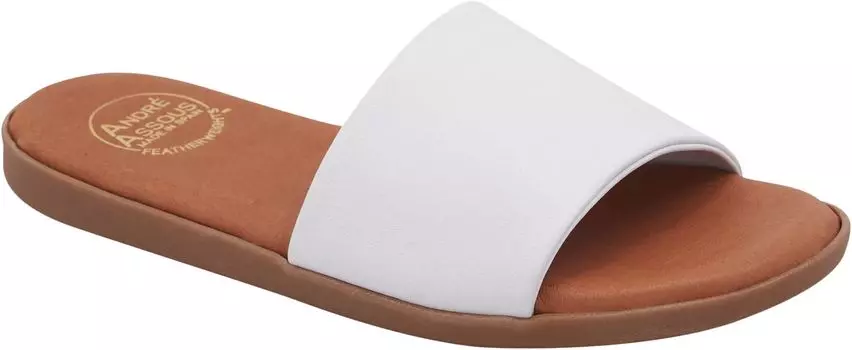 Сандалии Andre Assous Paloma Featherweight Flat Sandal, белый
