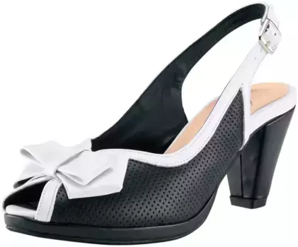 Сандалии Andrea Conti, черно-белый