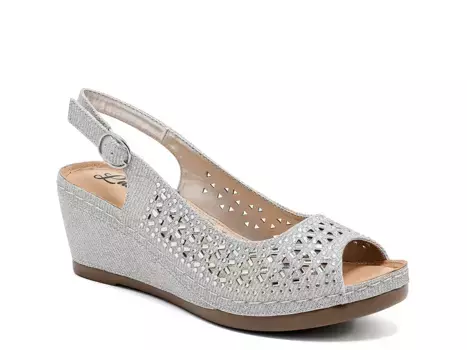 Сандалии Anita на платформе Lady Couture, Silver Metallic