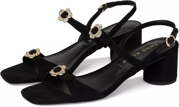 Сандалии Anne Klein Felipa, цвет Black Suede
