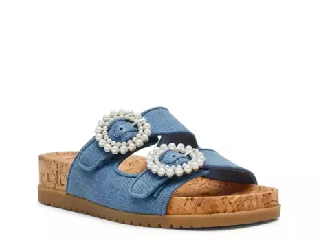 Сандалии Anne Klein Happy, синий деним