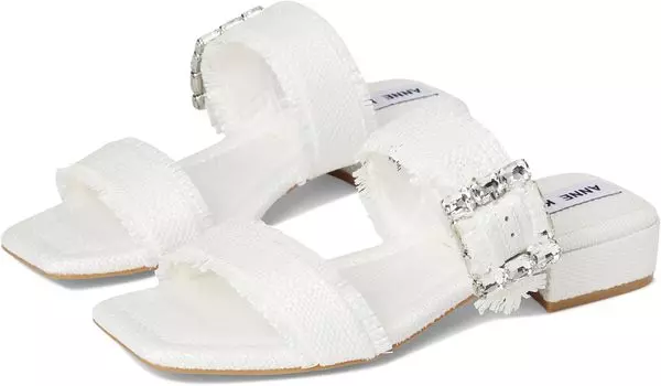 Сандалии Anne Klein Lillie, цвет White Raffia