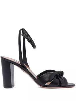 Сандалии Aquazzura Nina 85 мм, черный