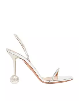 Сандалии Aquazzura, серебро