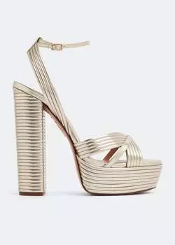 Сандалии AQUAZZURA Sundance sandals, золотой