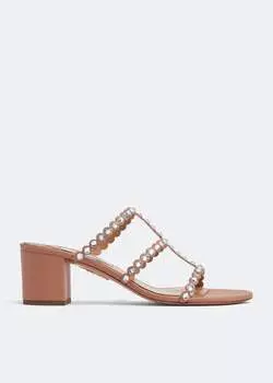 Сандалии AQUAZZURA Tequila 50 sandals, розовый