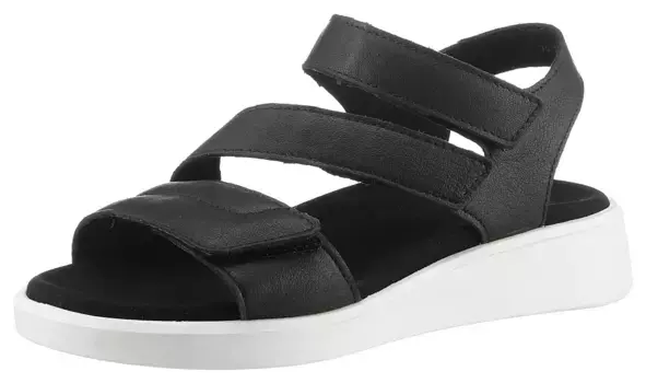 Сандалии Ara "MADEIRA", летняя обувь, босоножки, танкетка, комфортная ширина H (= очень широкая), черный