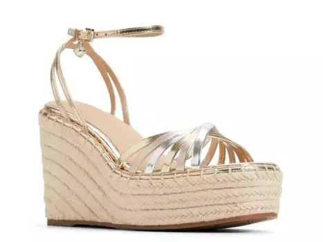 Сандалии Arabella на платформе Ted Baker, Gold Metallic Multicolor