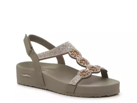 Сандалии ArchFit Vinyasa Sandal Skechers, серо-коричневый