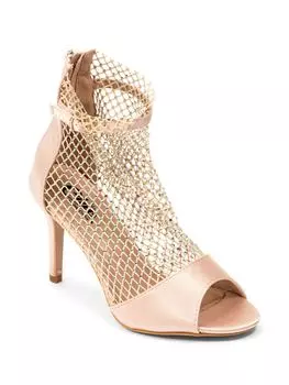 Сандалии Ariana из сетки и атласа Chic By Lady Couture, цвет Champagne