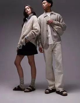 Сандалии Arizona birko-flor унисекс темно-коричневого цвета Birkenstock