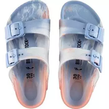 Сандалии «Аризона» — детские Birkenstock, цвет Multi Coral Peach EVA